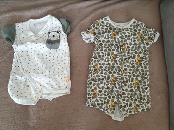 Combinaisons short 6 mois