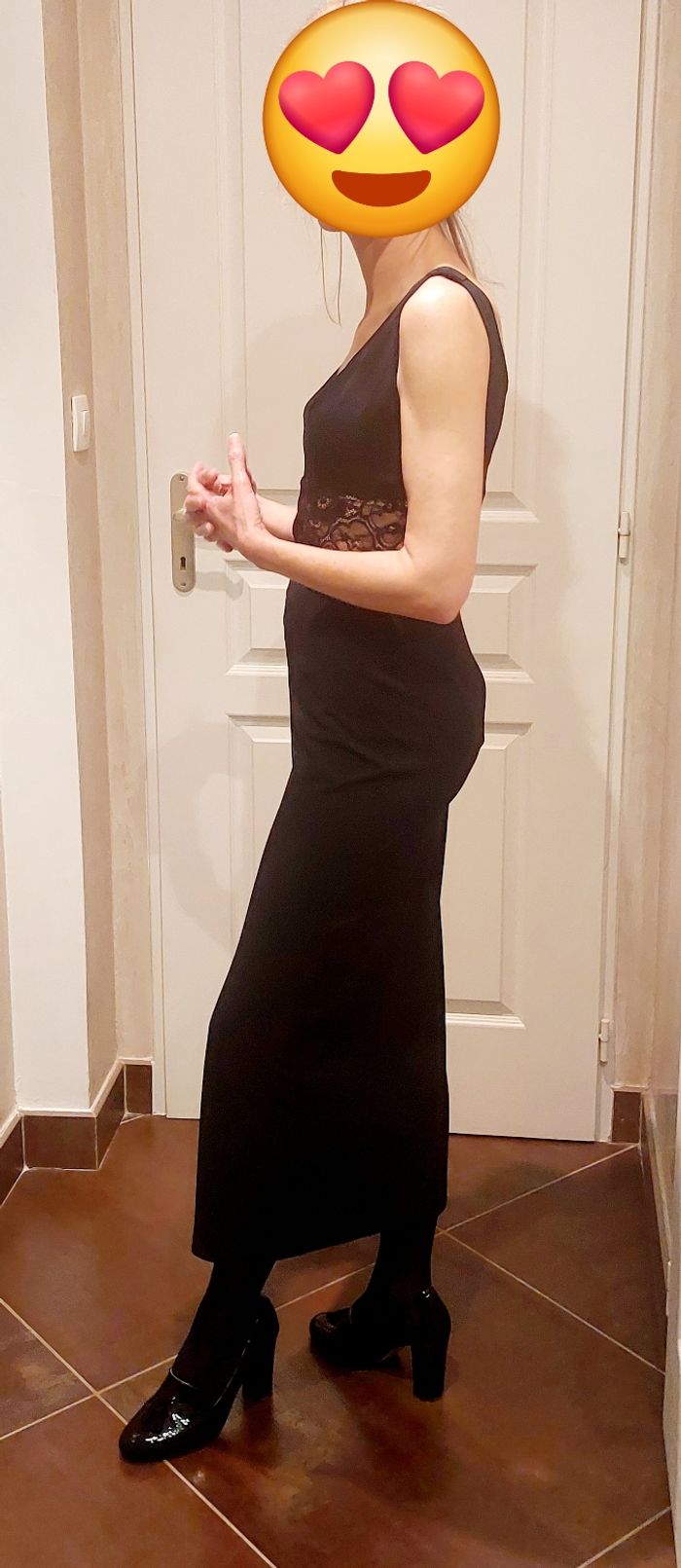 Robe longue de soirée dentelle - photo numéro 5