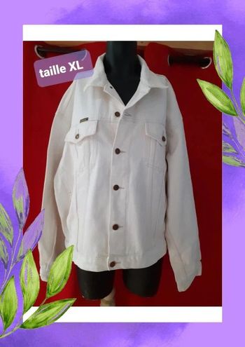 blouson en jeans taille XL