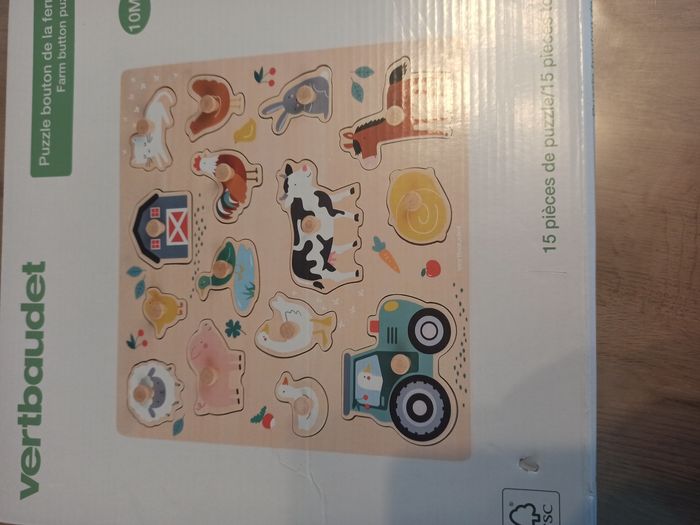 Puzzle bouton Vertbaudet - photo numéro 4