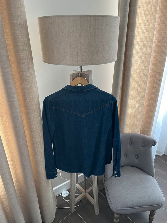 Chemise en jean femme Promod taille 36 neuve - photo numéro 2