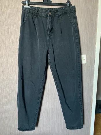 Jean mom taille haute