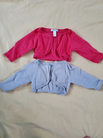 Lot 2 boléros 3 mois