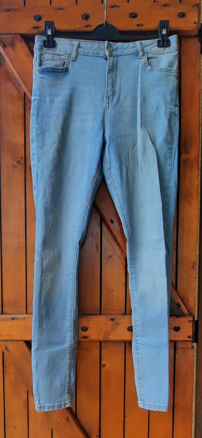 Jean bleu clair Primark, femme, taille 42 - photo numéro 2