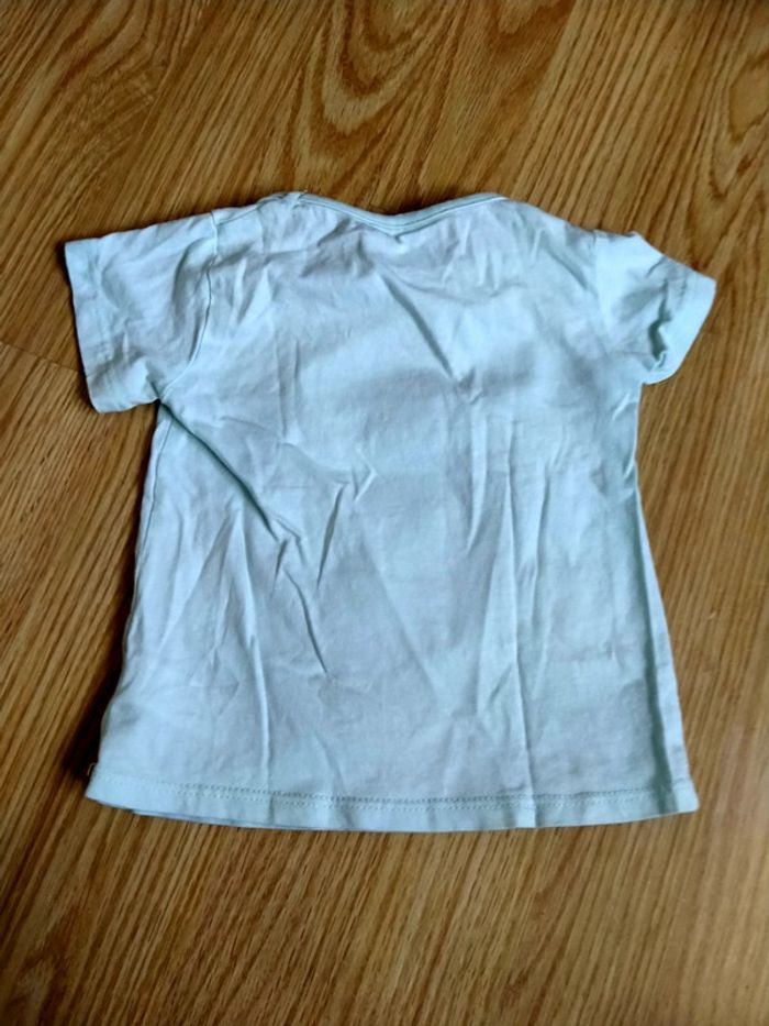 tee shirt vert licorne. Neuf.TEX. taille 18 mois - photo numéro 5