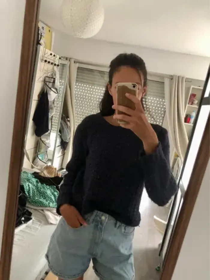 Pull loose bleu marine Claudie pierlot taille s/m