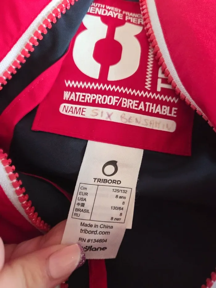 🤗 Veste garçon T.8 ans Tribord - photo numéro 7