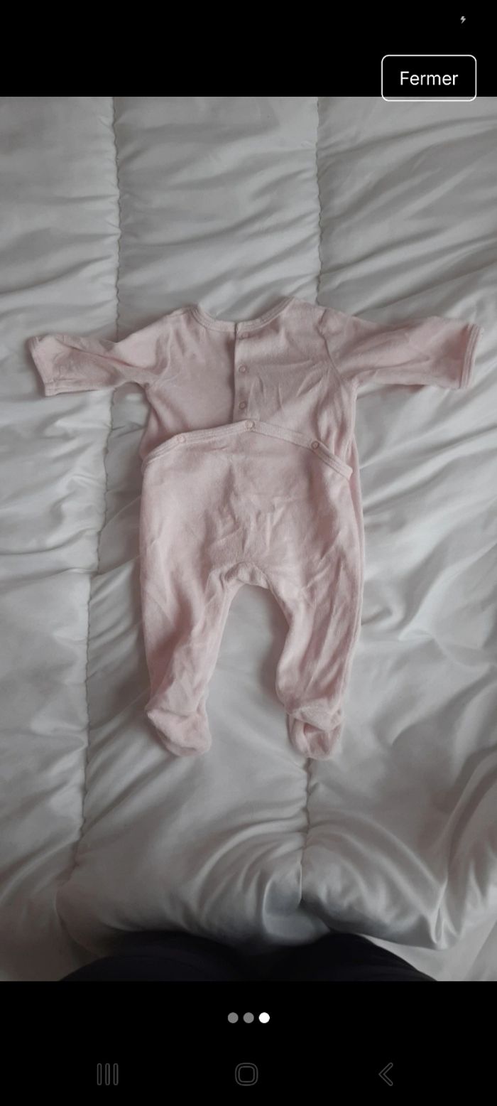 Pyjama bébé fille 3 mois - photo numéro 3