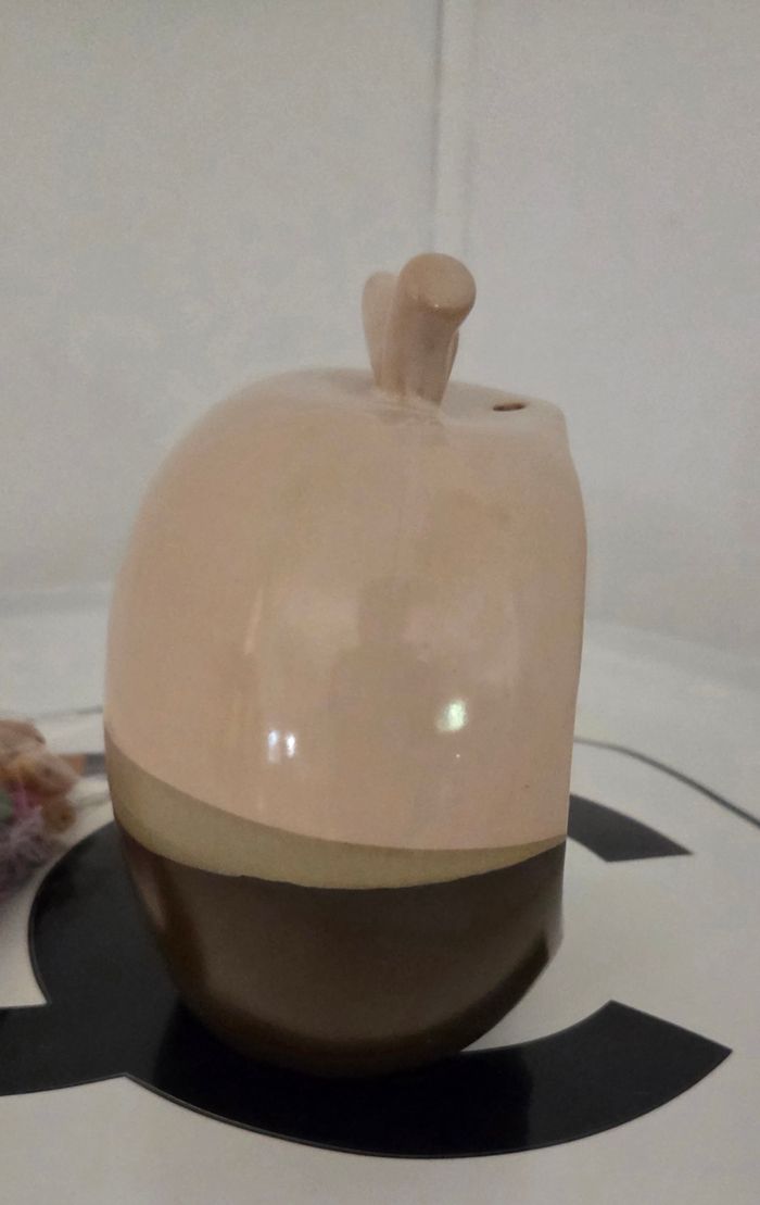 Brûleur d’encens en céramique  forme pomme + cônes parfumés  Très bon état - photo numéro 5