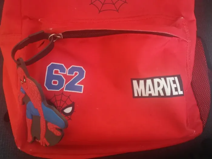 Grand sac à dos spiderman rouge - photo numéro 3