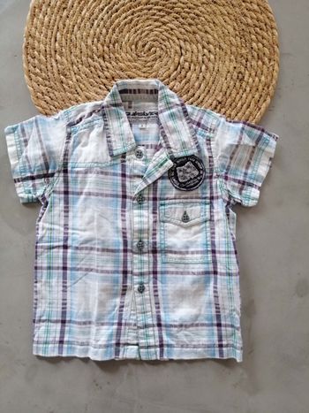 Chemise manques courtes, comme neuve, 2 ans Quiksilver