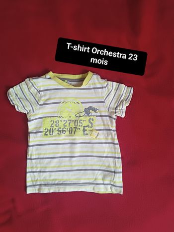 T-shirt Orchestra 23 mois garçon