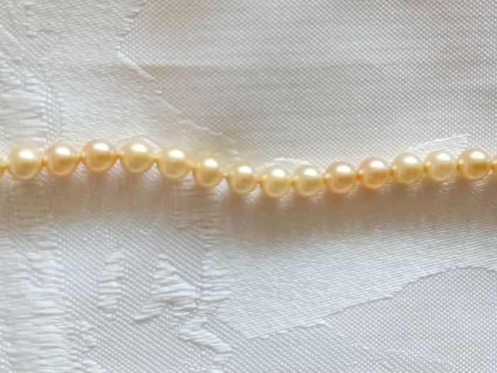Faby27800 Collier n°5 ras de cou en perles pour femme - Longueur totale 37 cm - photo numéro 2