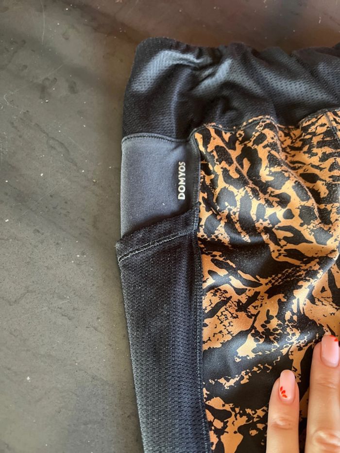 Legging de sport Domyos motifs léopard et crocodile - photo numéro 4