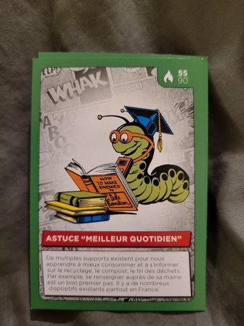 Carte Héros DC Auchan 2022 n° 55 /90 astuce meilleur quotidien