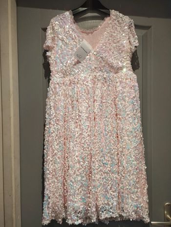 Magnifique robe a sequins Vertbaudet taille 12 ans neuve avec étiquette