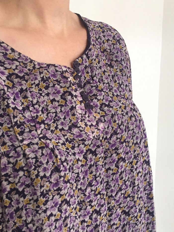 Robe bohème romantique tout en soie légère et douce - photo numéro 2