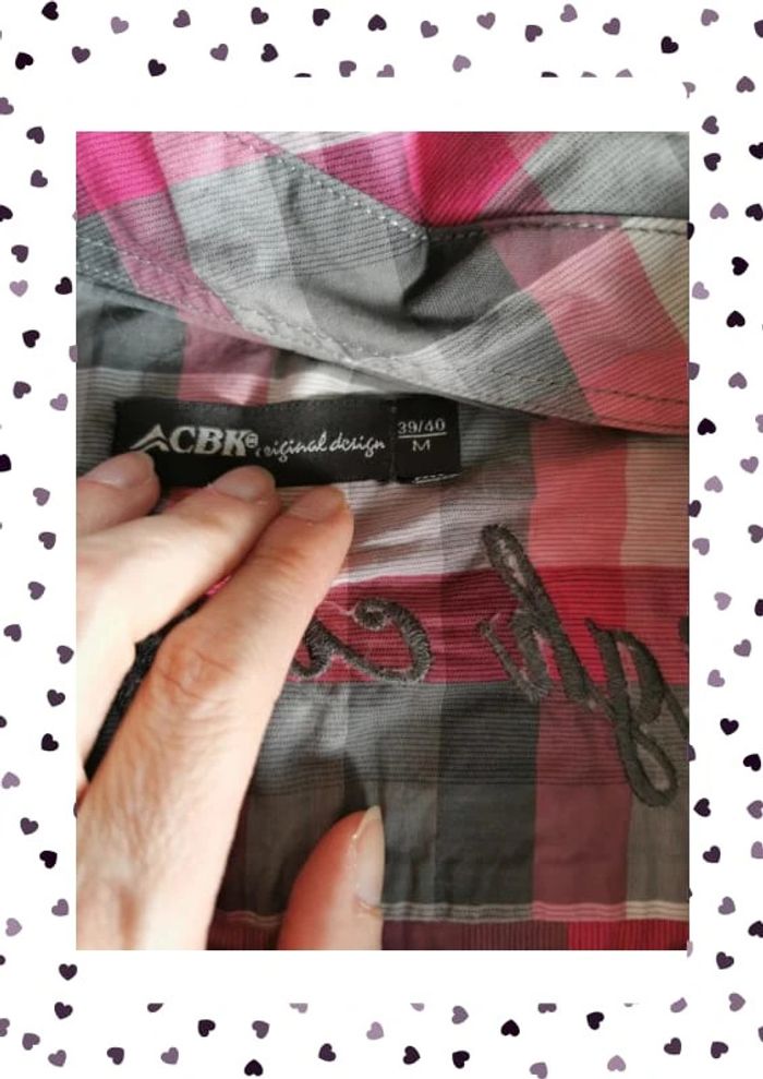 Chemise manches courtes à carreaux - photo numéro 4