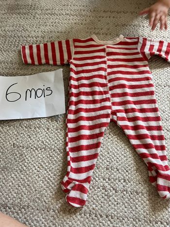 Pyjama velour 6 mois