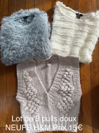 Lot de 3 pulls  H&M Neufs
