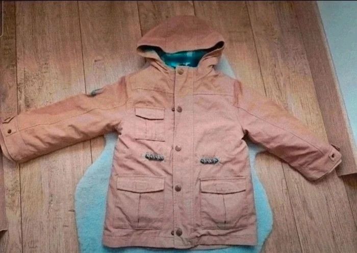 Manteau à capuche 3 en 1 beige Sergent Major 4 ans