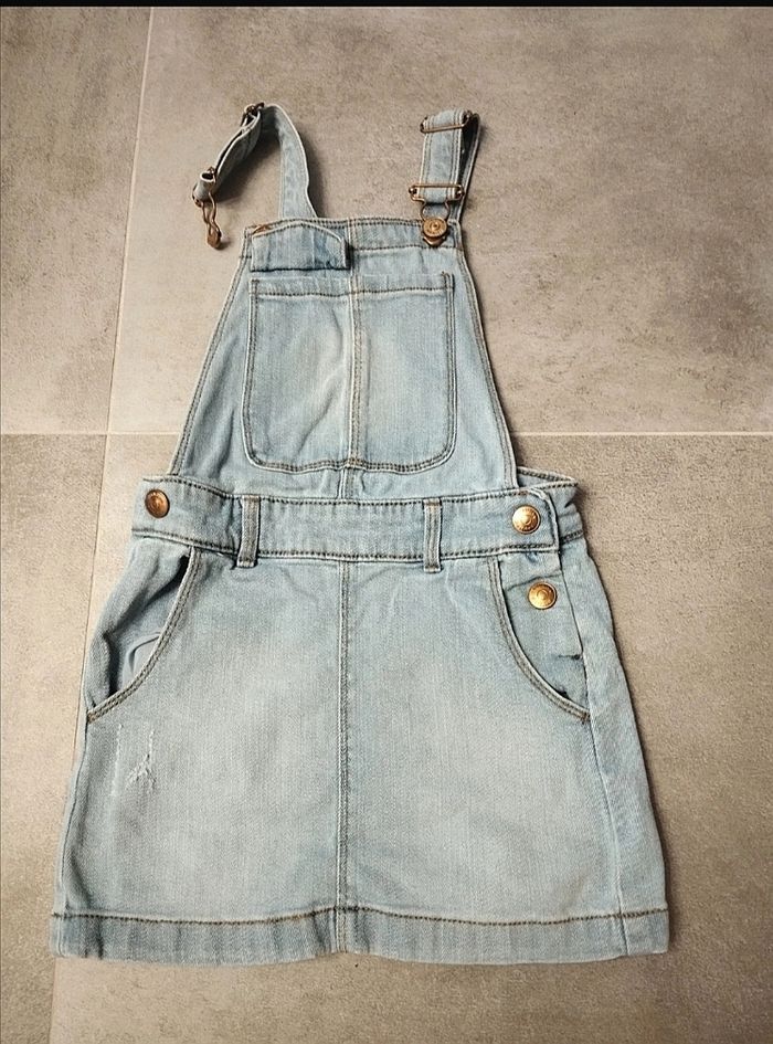 5 ans kiabi robe salopette en jean toutes saisons /Excellent état - photo numéro 19