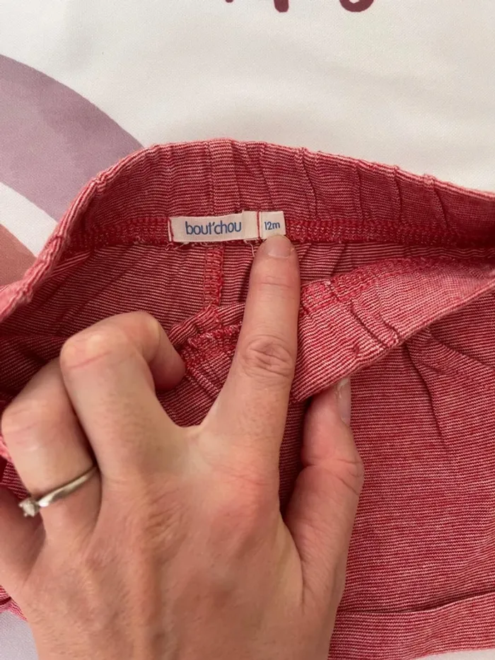 Lot de 2 shorts bébé fille – Taille 12 mois / 76 cm - photo numéro 5