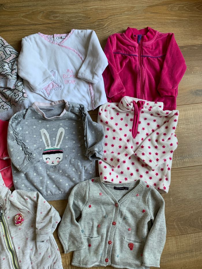 Lot de 8 sweat et gilet fille - photo numéro 2