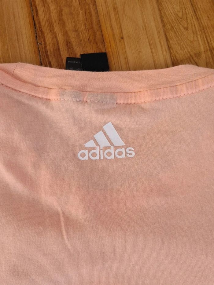 T-shirt manches courtes Adidas rose - photo numéro 6