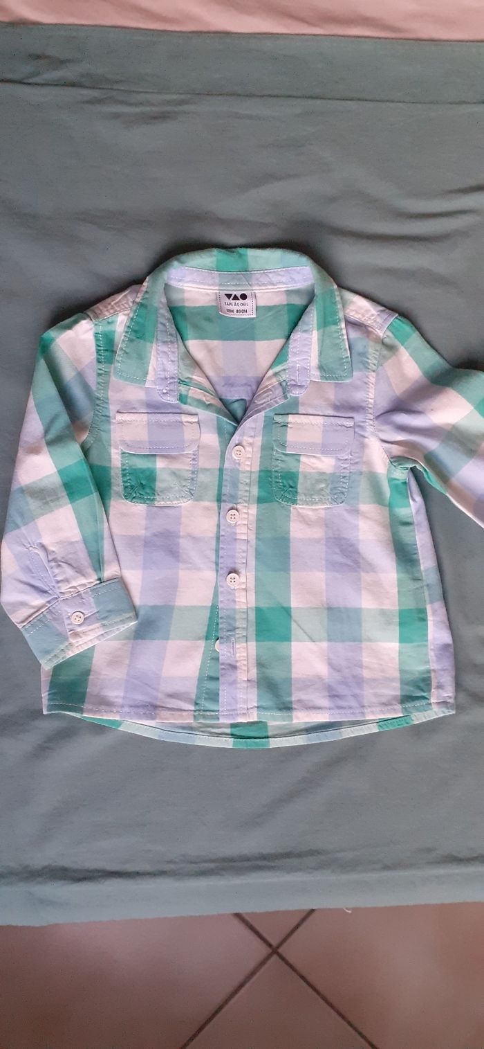 Chemise garçon 18 mois