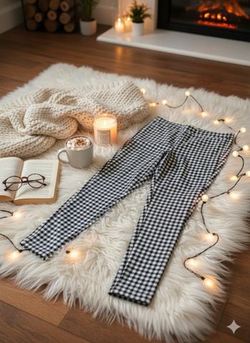 Pantalon a carreaux 38 stradivarius