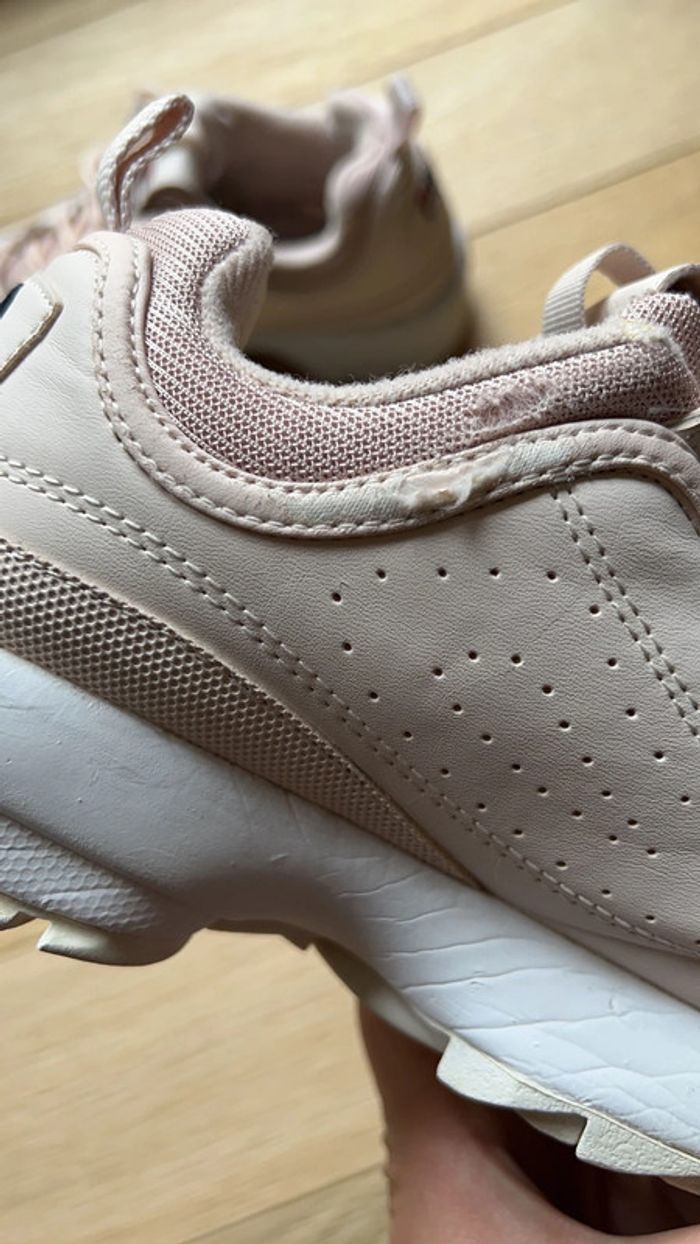 Chaussure fila rose pale bon état taille 38. - photo numéro 7