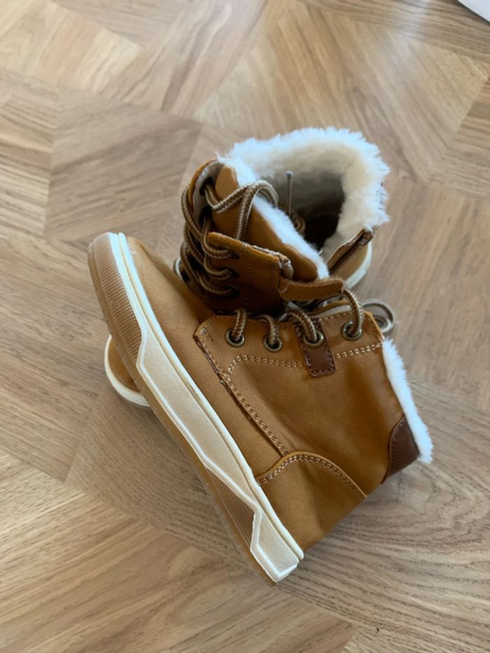 Bottines chaudes garçon T.23 Okaidi