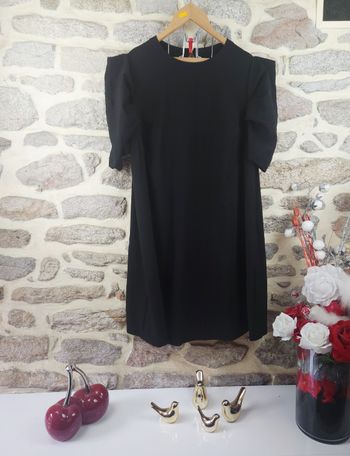 Robe manches bouffantes noir Femme taille 52 marque Boohoo 🌹