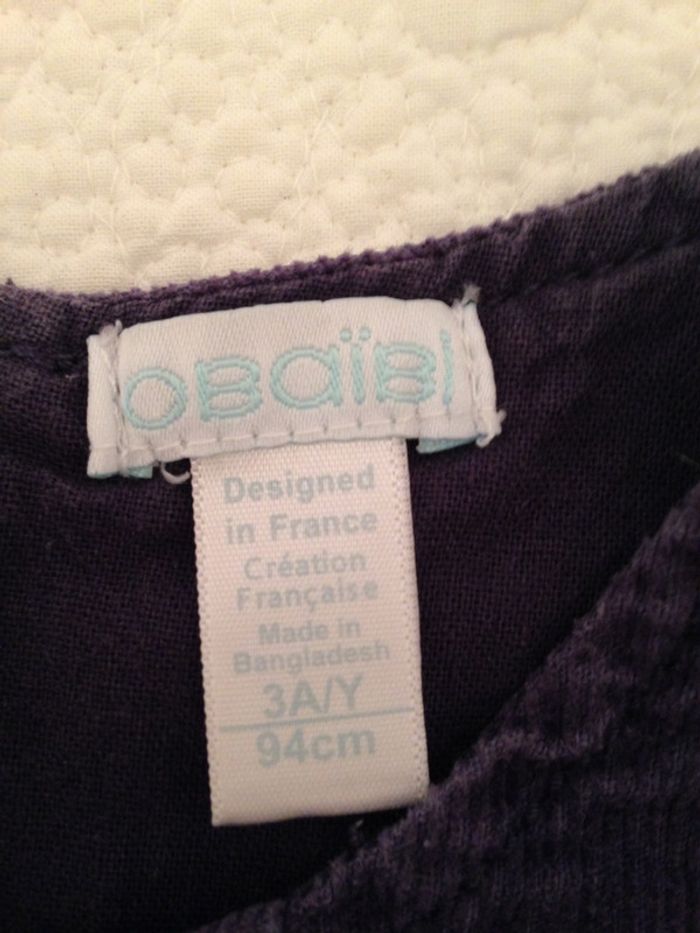 Robe chasuble bleu marine - photo numéro 5