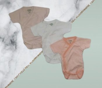 Lot de 3 bodies été Kiabi naissance