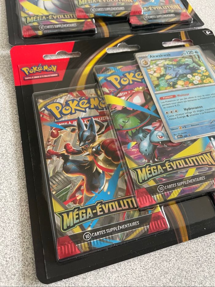 Lot Tripack Pokemon Méga Évolution (ME01/EV11) - photo numéro 2