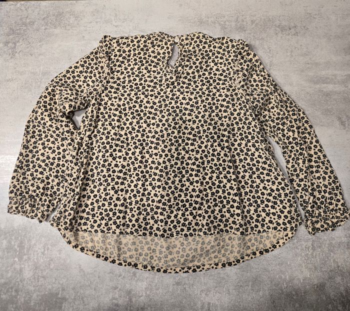 Blouse fleurie fille - photo numéro 3