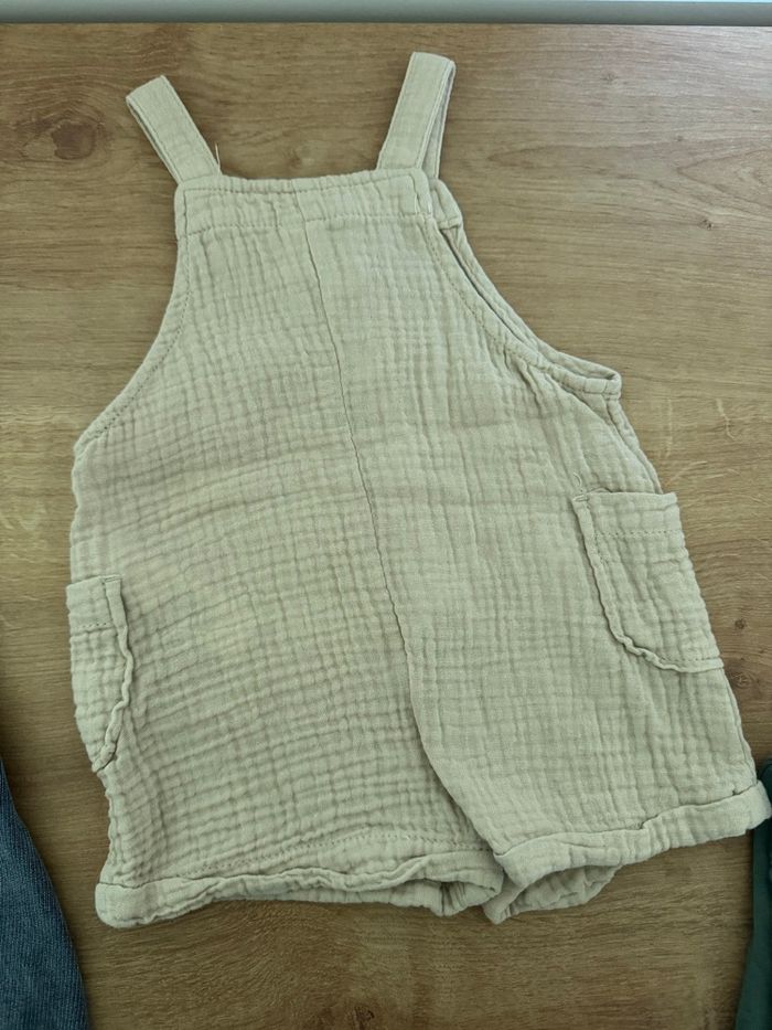 Lot de 3 salopettes été - taille 6 mois - photo numéro 6