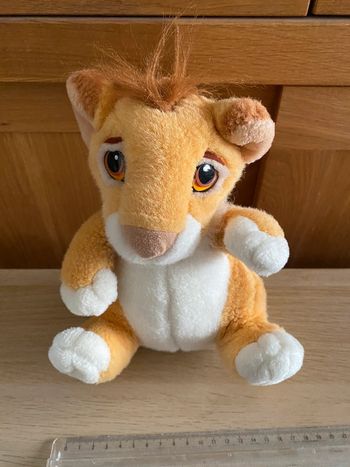 Peluche Disney Mattel 1994 roi lion King lionceau Simba bébé