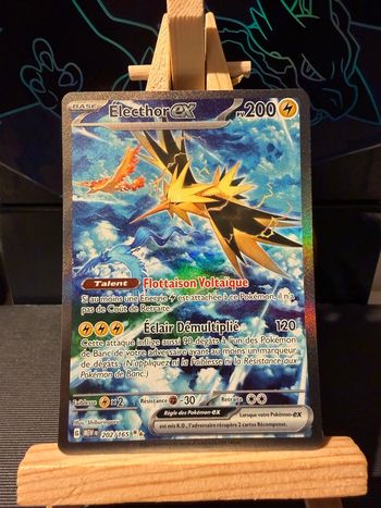Electhor EX 202/165 carte Pokémon, série 151