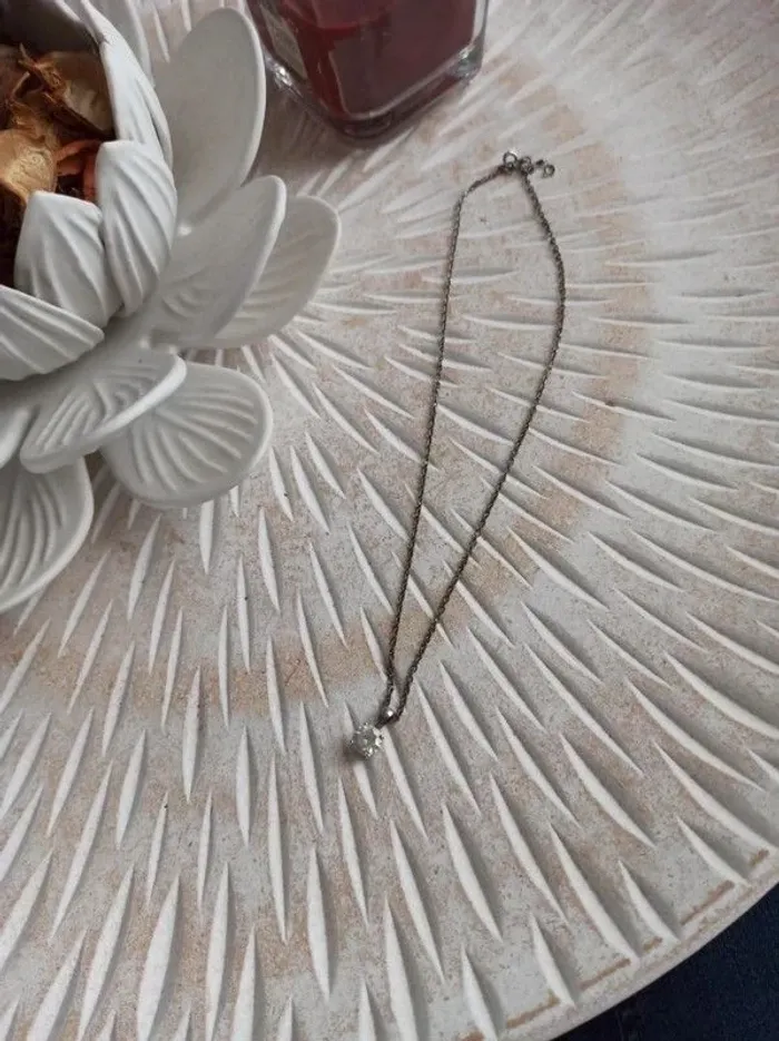 Collier diamant en argent - photo numéro 2