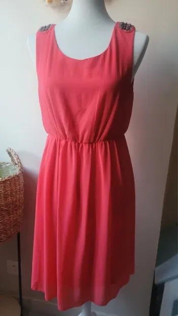 Robe d'été rose Vila Clothes Taille M
