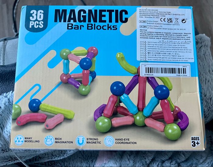 Jeu de société magnetic magnétique montessori assemblage - photo numéro 2