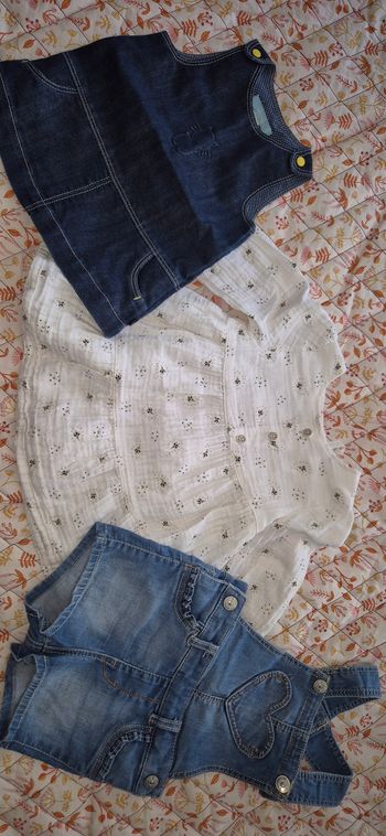 2 robe et salopette short