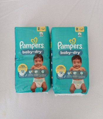 Les couches Pampers taille 2