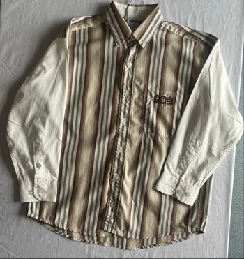 Chemise enfant Serge Blanco Petit Quinze brodée inspiration rugby XV de France 8 ans