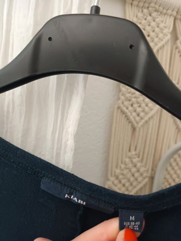 Robe longue bleu marine taille M - photo numéro 2