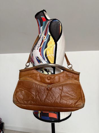 Sac à bandoulière en cuir vintage