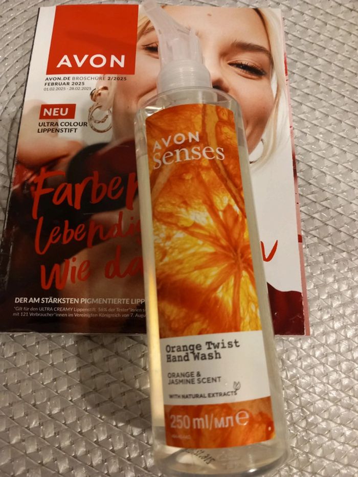 🥰Savon universel pour les mains Avon orange/jasmin 250ml - photo numéro 2